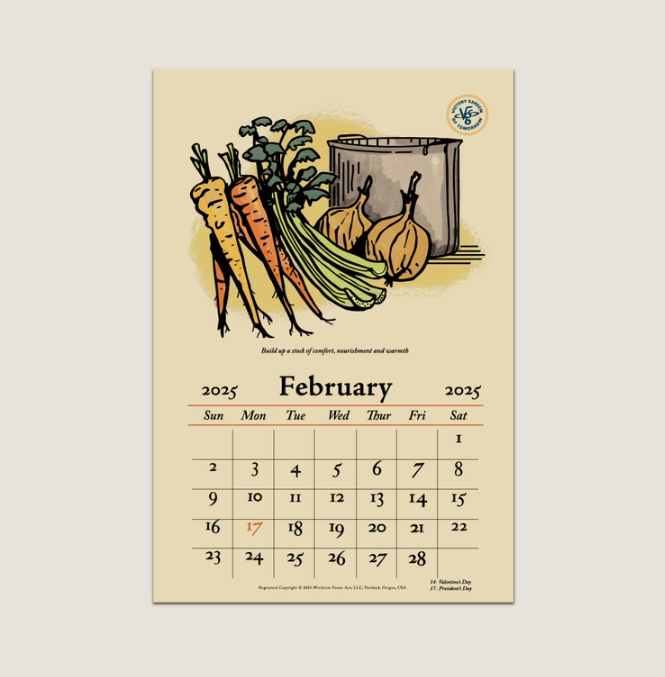 2025 Calendar -  Imagine the Victory Garden of Tomorrow