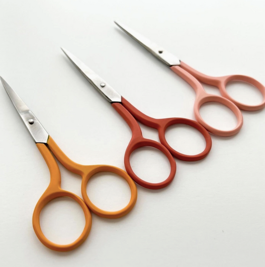 Embroidery Scissors - Red Clay