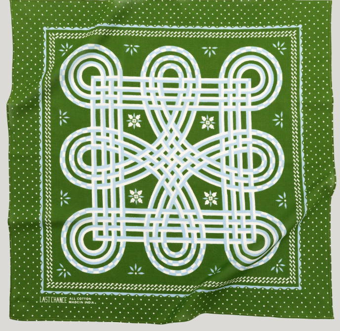 Love Knot Bandana - Olive