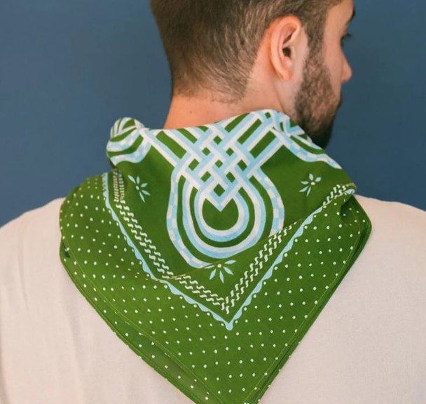 Love Knot Bandana - Olive