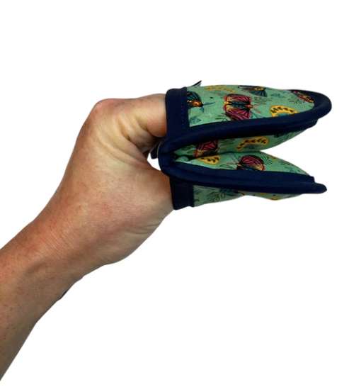 Moonlit Moths Mini Pincher Oven Mitt