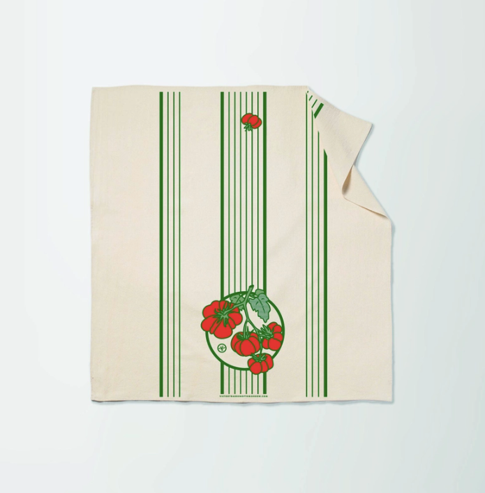 Tomato Harvest - Floursack Furoshiki Towel