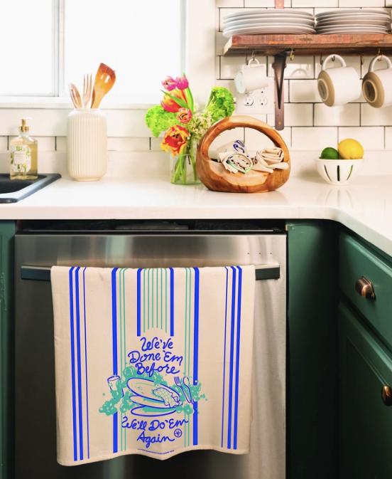We've Done 'Em Before - Floursack Furoshiki Towel