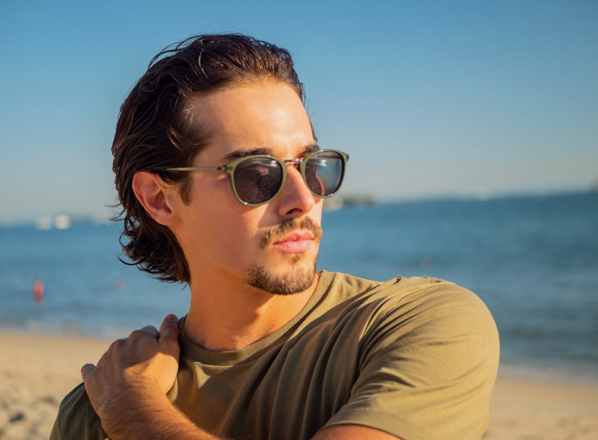 Castro Black/Gold Sunglasses