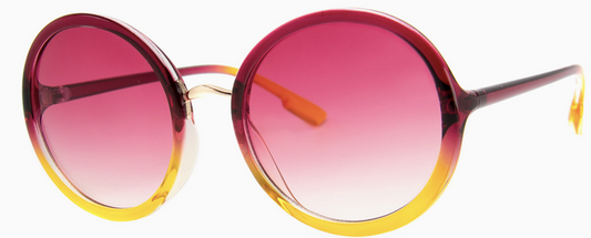 Endless Burgundy/Gold Sunglasses