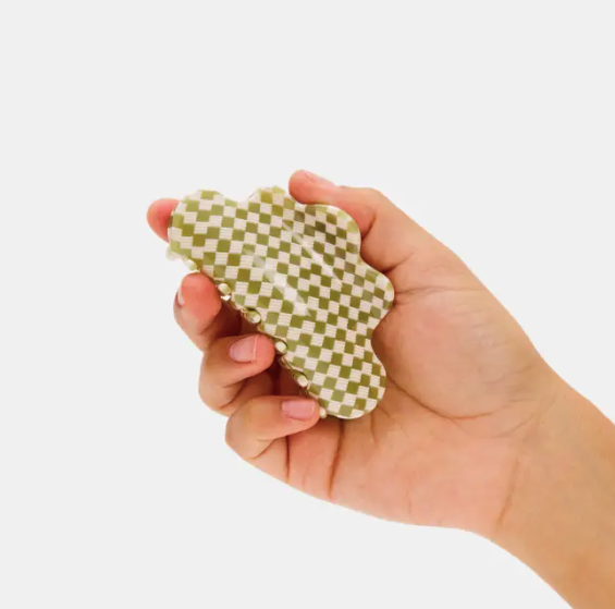 Baby Nimbus Claw in Olive Check