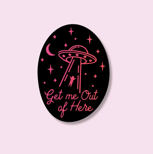 Get Me Out Of Here Sticker