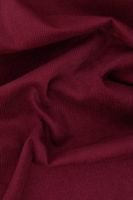 Cranberry Corduroy Suspender Dress
