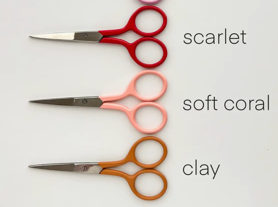 Embroidery Scissors - Soft Coral