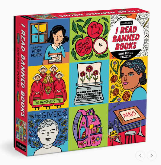 I Read Banned Books 500 Piece Puzzle