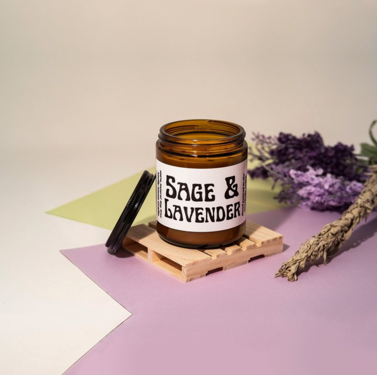 Sage & Lavender Candle by Molly Moon
