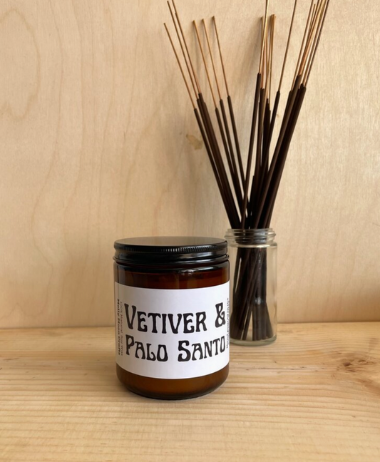 Vetiver & Palo Santo Candle by Molly Moon