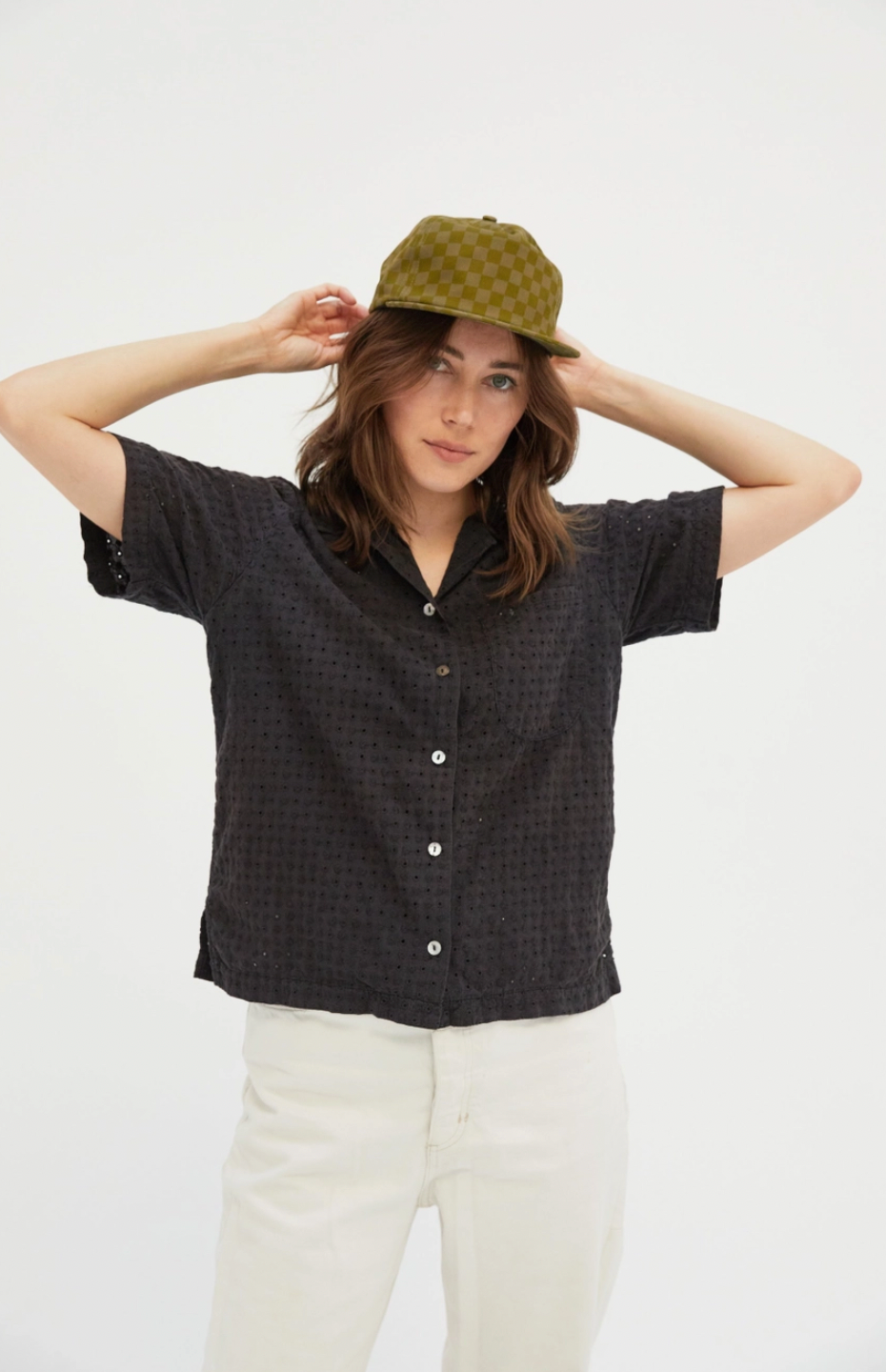 Tonal Checkerboard 5-panel Field Trip Hat (many colors)