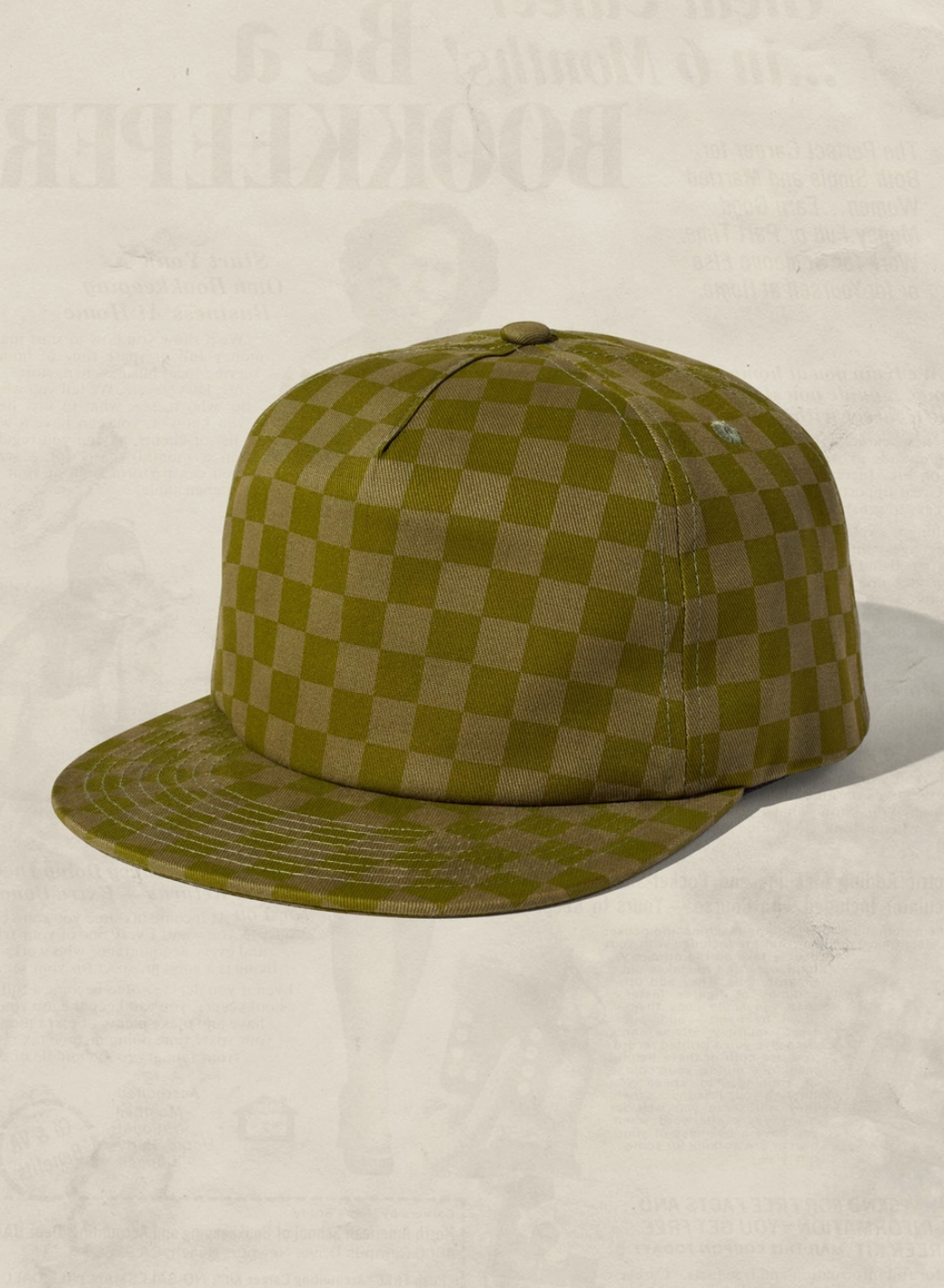 Tonal Checkerboard 5-panel Field Trip Hat (many colors)