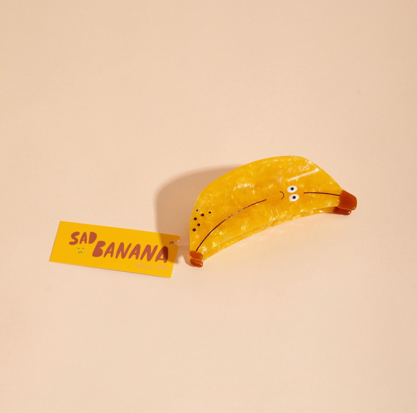 Sad Banana Hair Claw