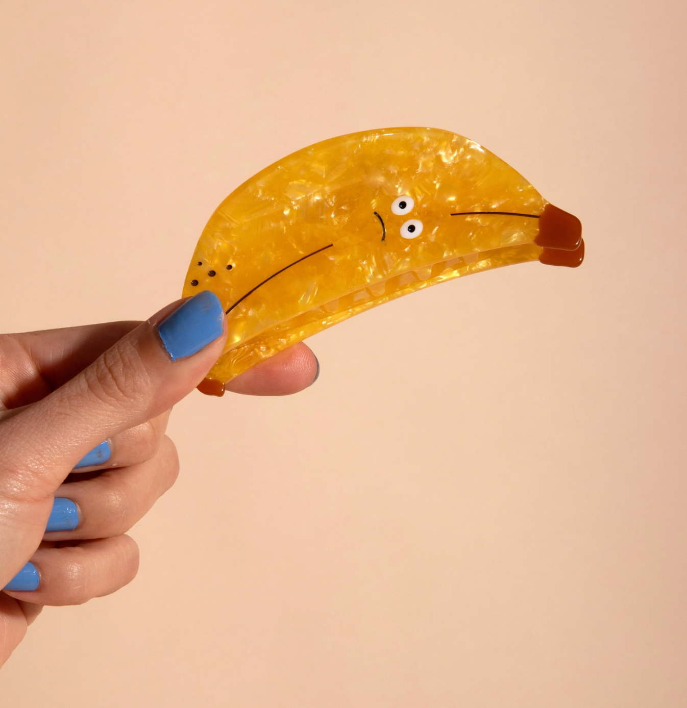 Sad Banana Hair Claw