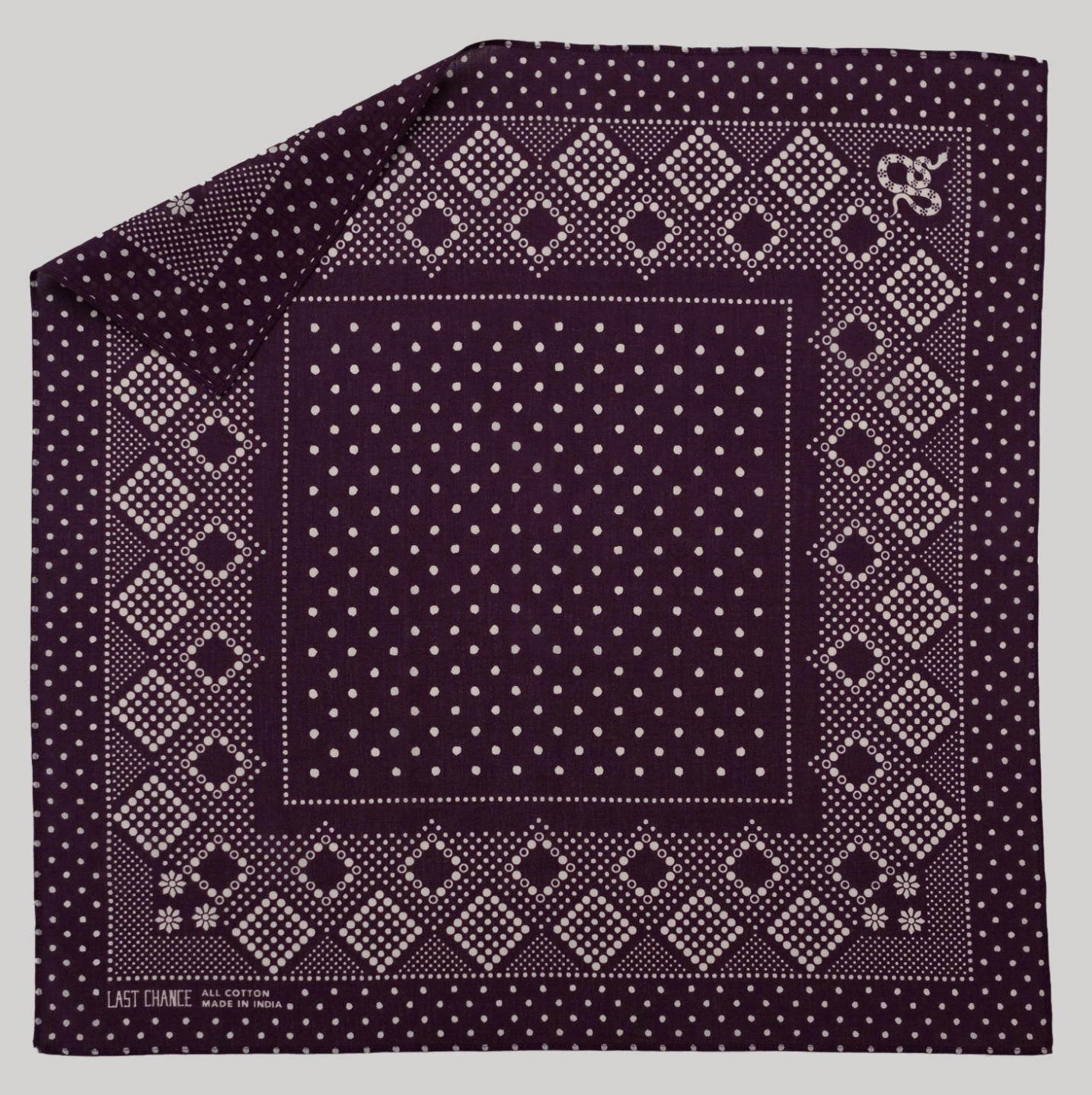 Daisy Bandana - Plum