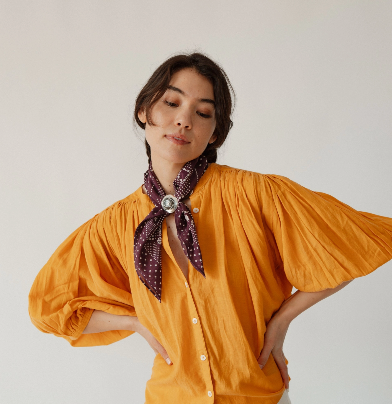 Daisy Bandana - Plum