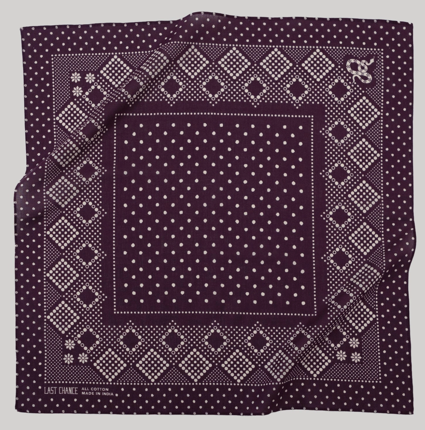 Daisy Bandana - Plum