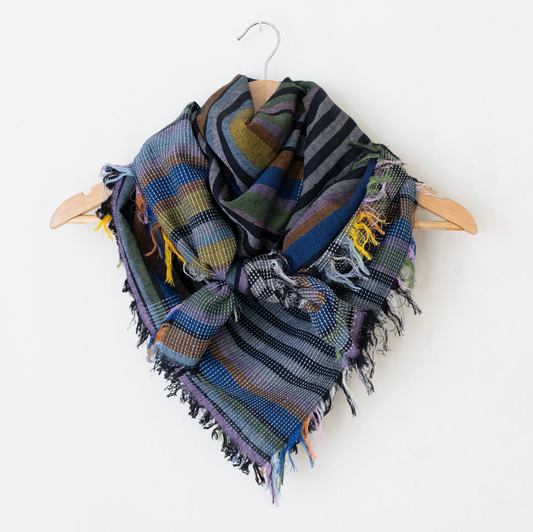 Cowboy Scarf - Olema in Night Meadow