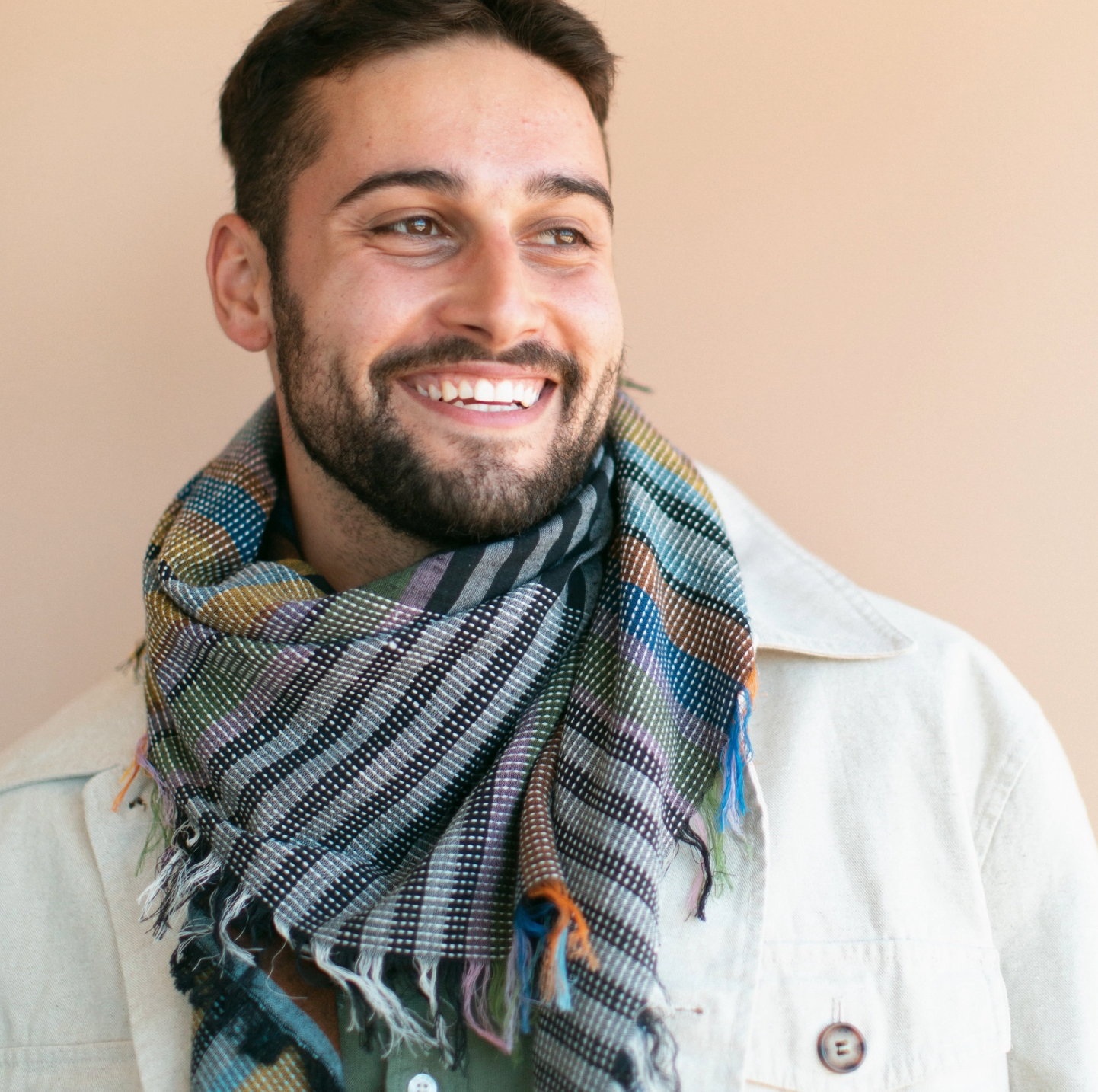 Cowboy Scarf - Olema in Night Meadow