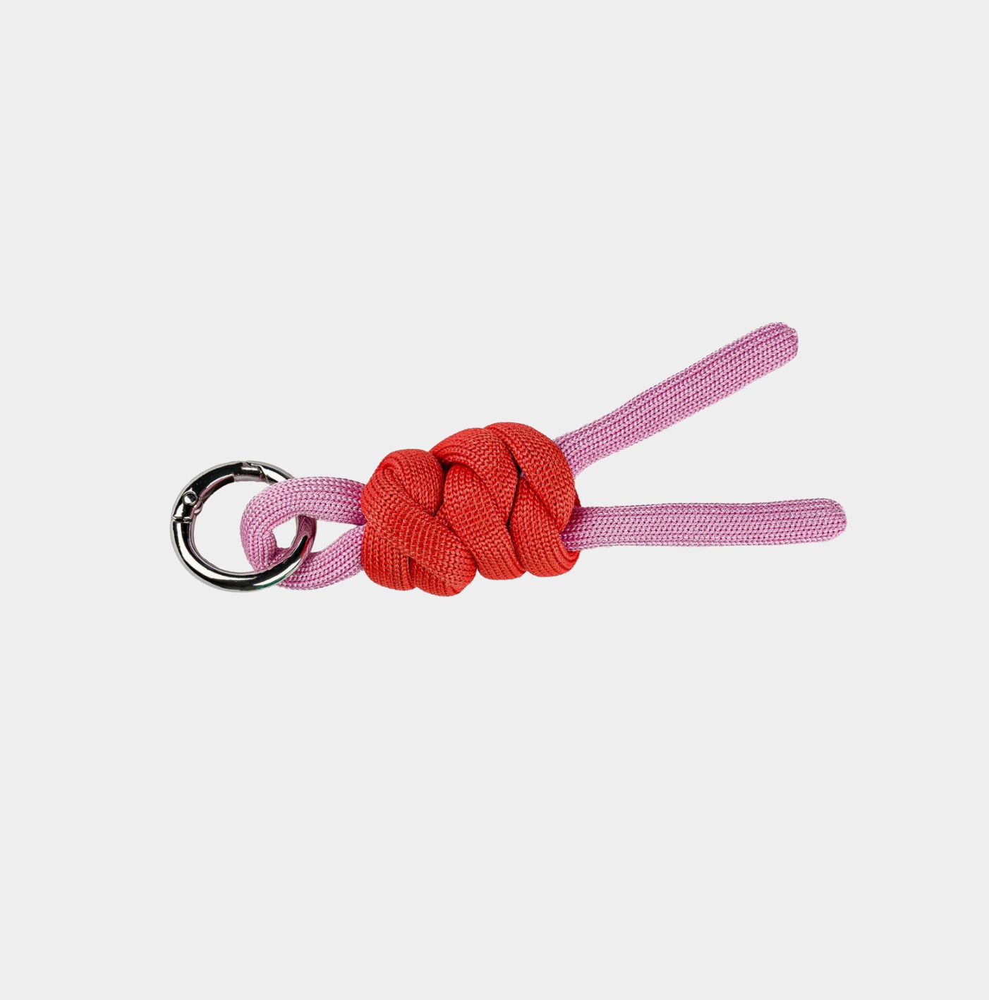 Colorblock Knot Keychain