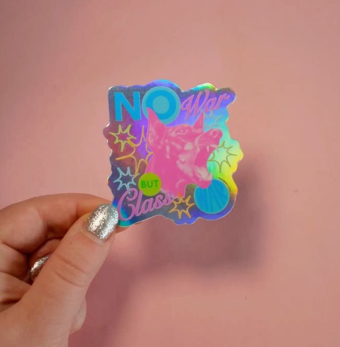 No War But Class War Sticker