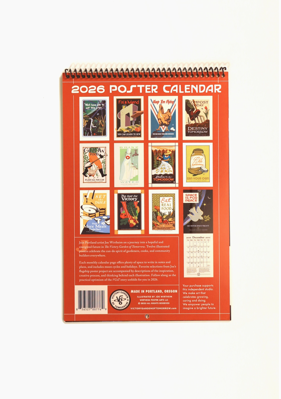 2026 Calendar by Victory Garden of Tomorrow