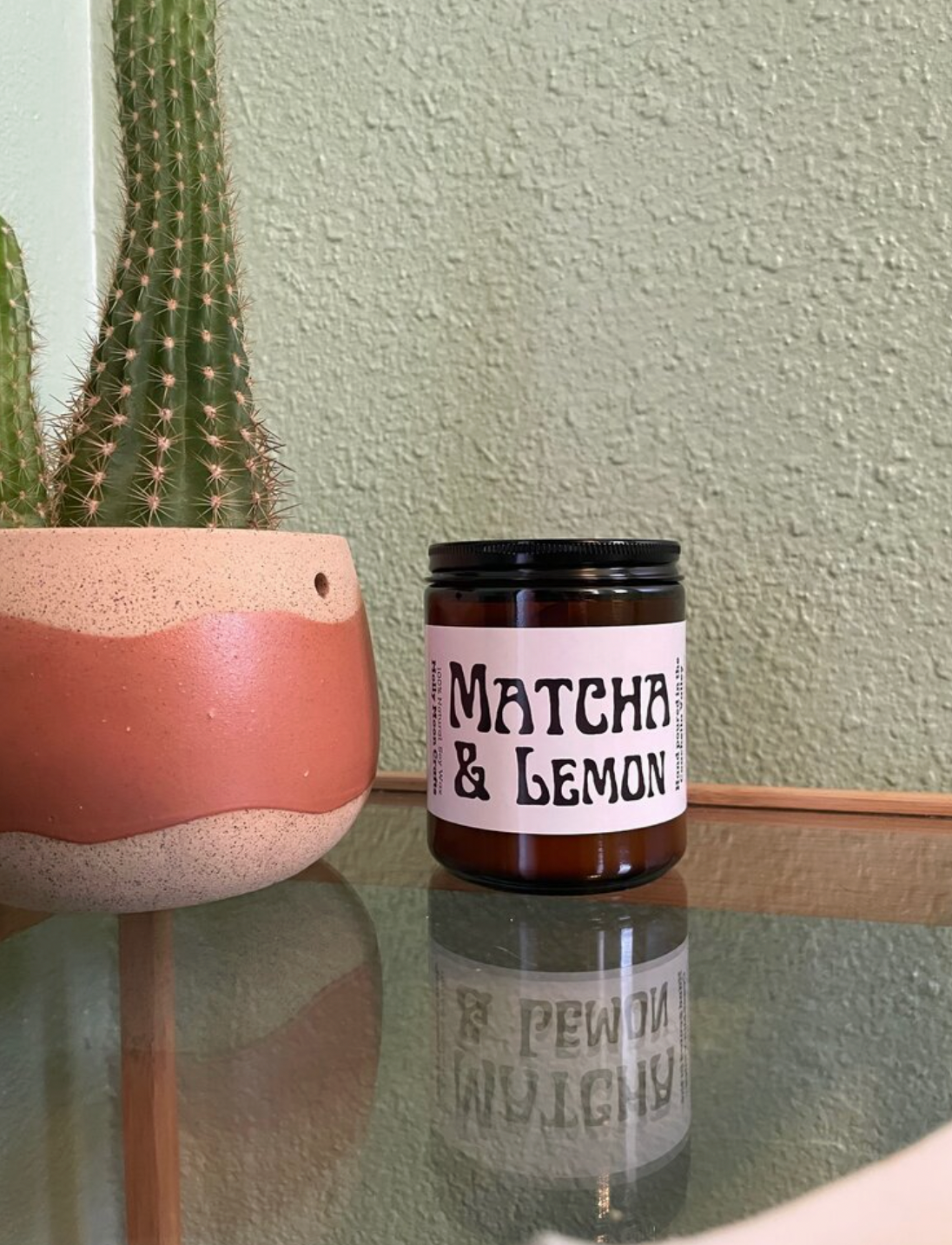Matcha & Lemon Candle by Molly Moon