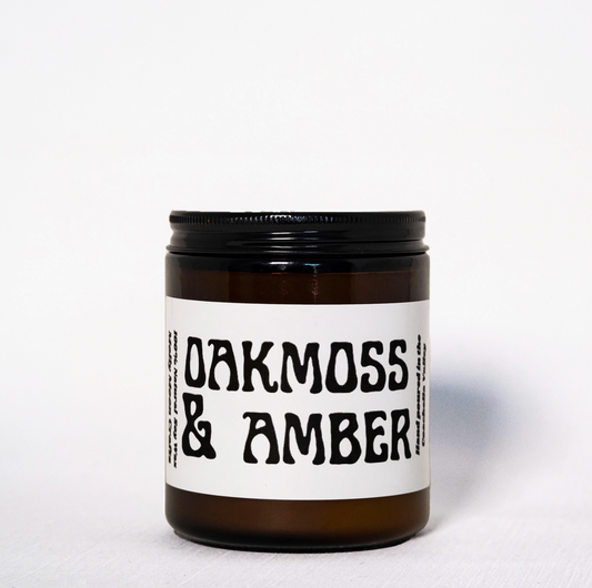 Oakmoss & Amber Candle by Molly Moon
