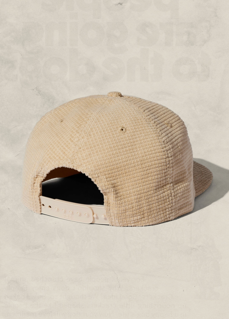 Waffle Corduroy Field Trip Snapback Hat
