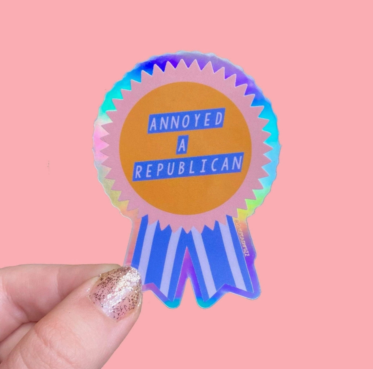 Annoyed a Republican Sticker