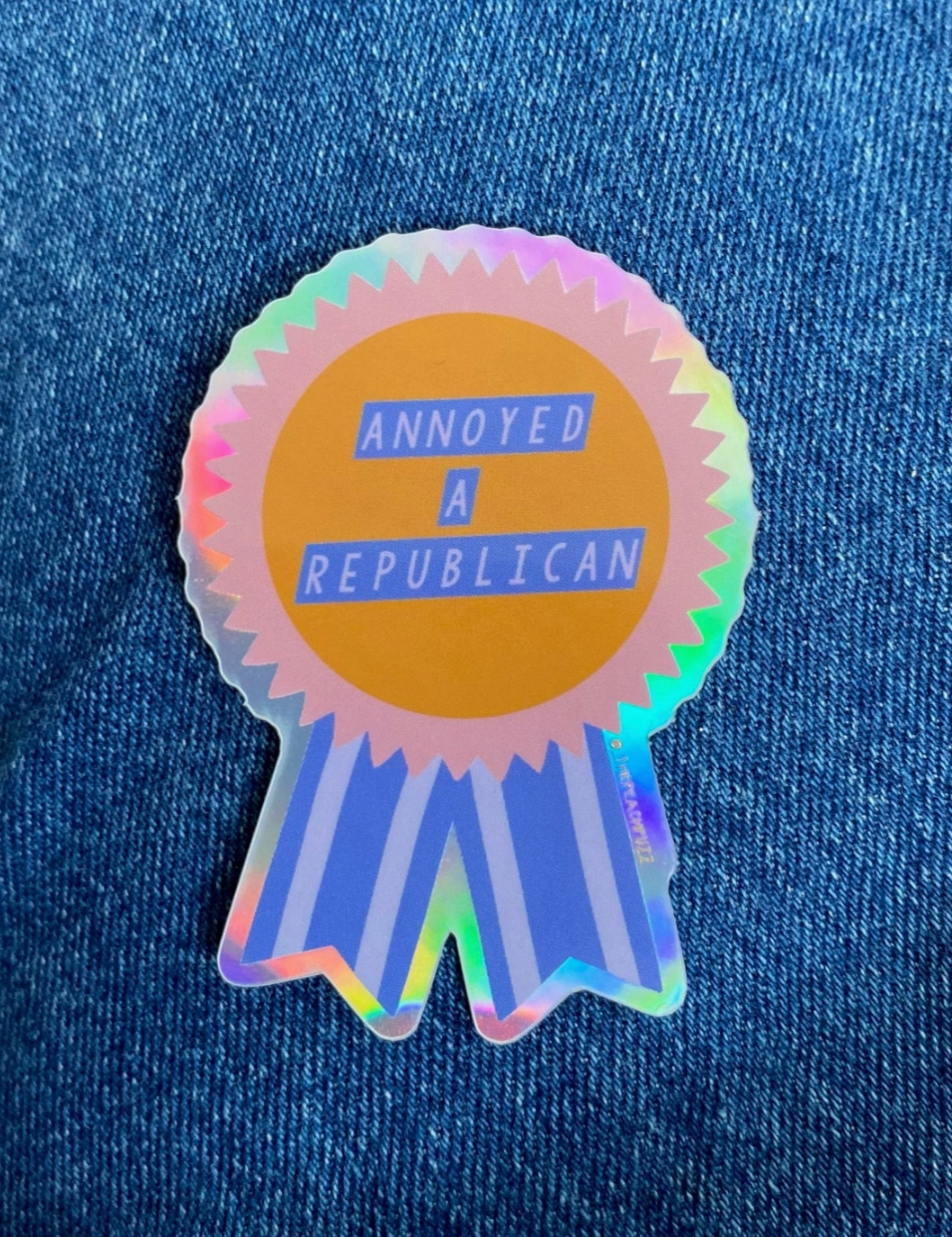 Annoyed a Republican Sticker