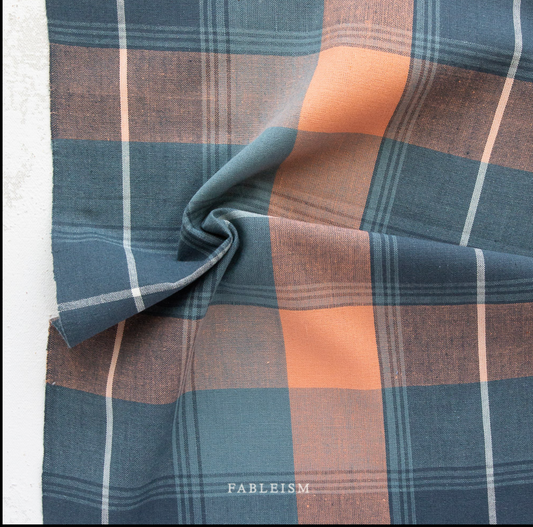 Fableism Arcade Woven Plaid in Midnight