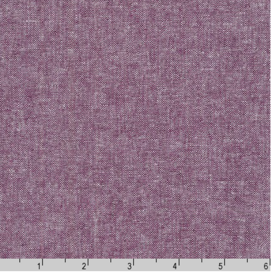 Kaufman Essex Yarn Dyed Eggplant