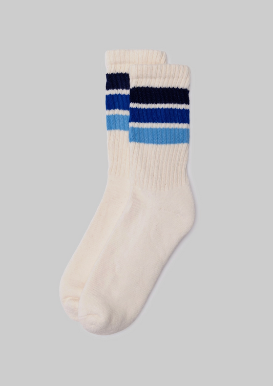 Retro Birthday Stripe - Navy