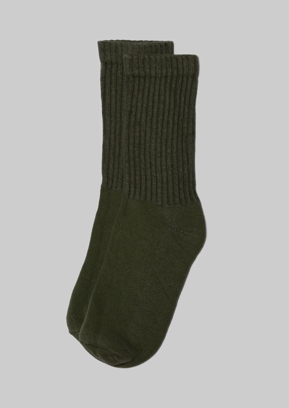 Solid Sock - Olive