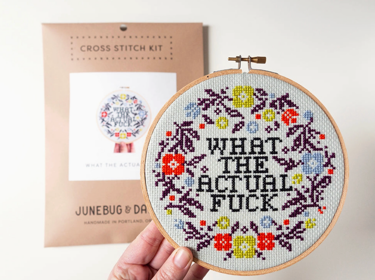 What the Actual Fuck Cross Stitch Kit