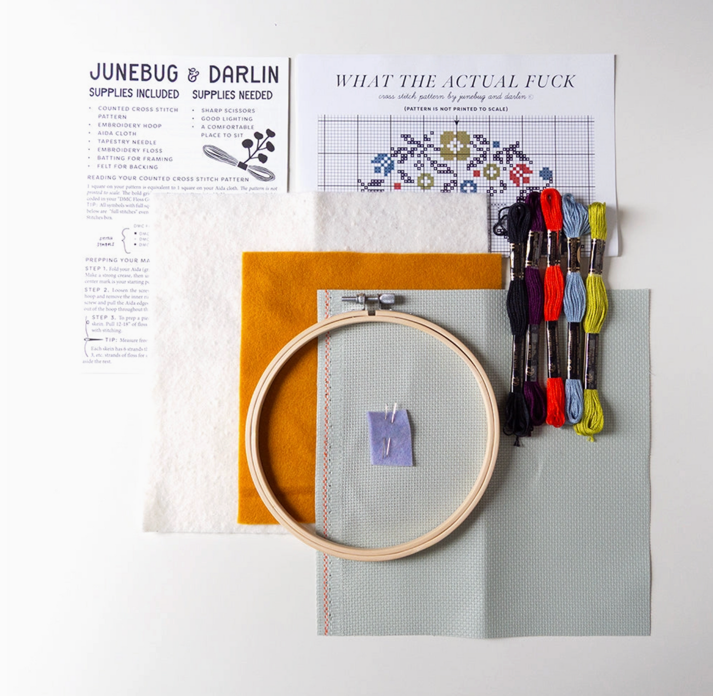 What the Actual Fuck Cross Stitch Kit