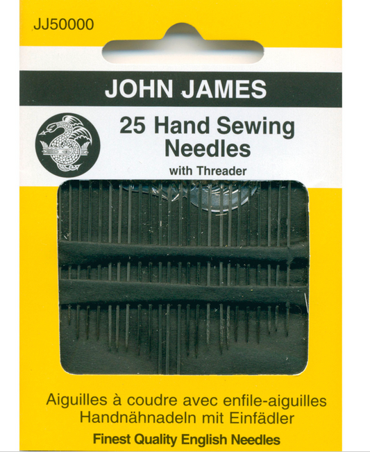 25 Needles for Hand Sewing, Asst.