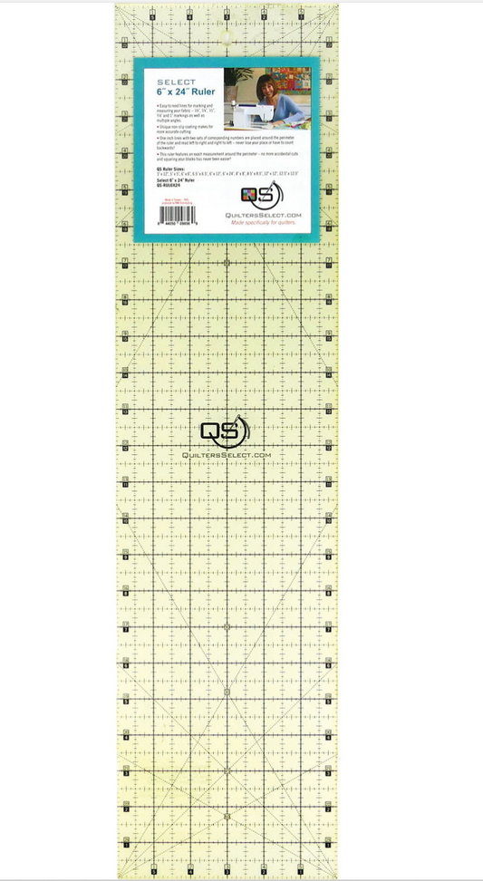 Non-Slip Ruler 6" x 24"