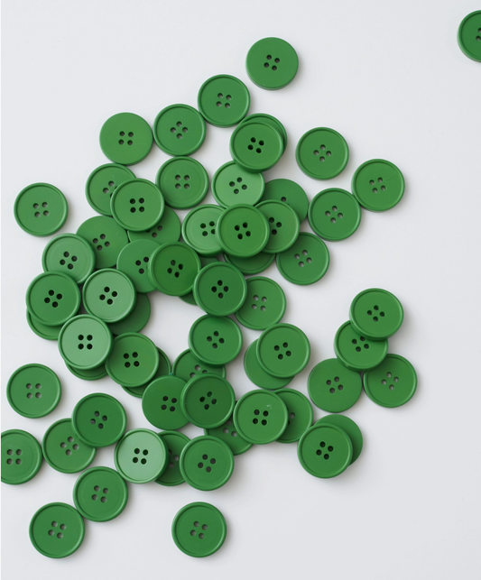 Grass Green Retro Buttons