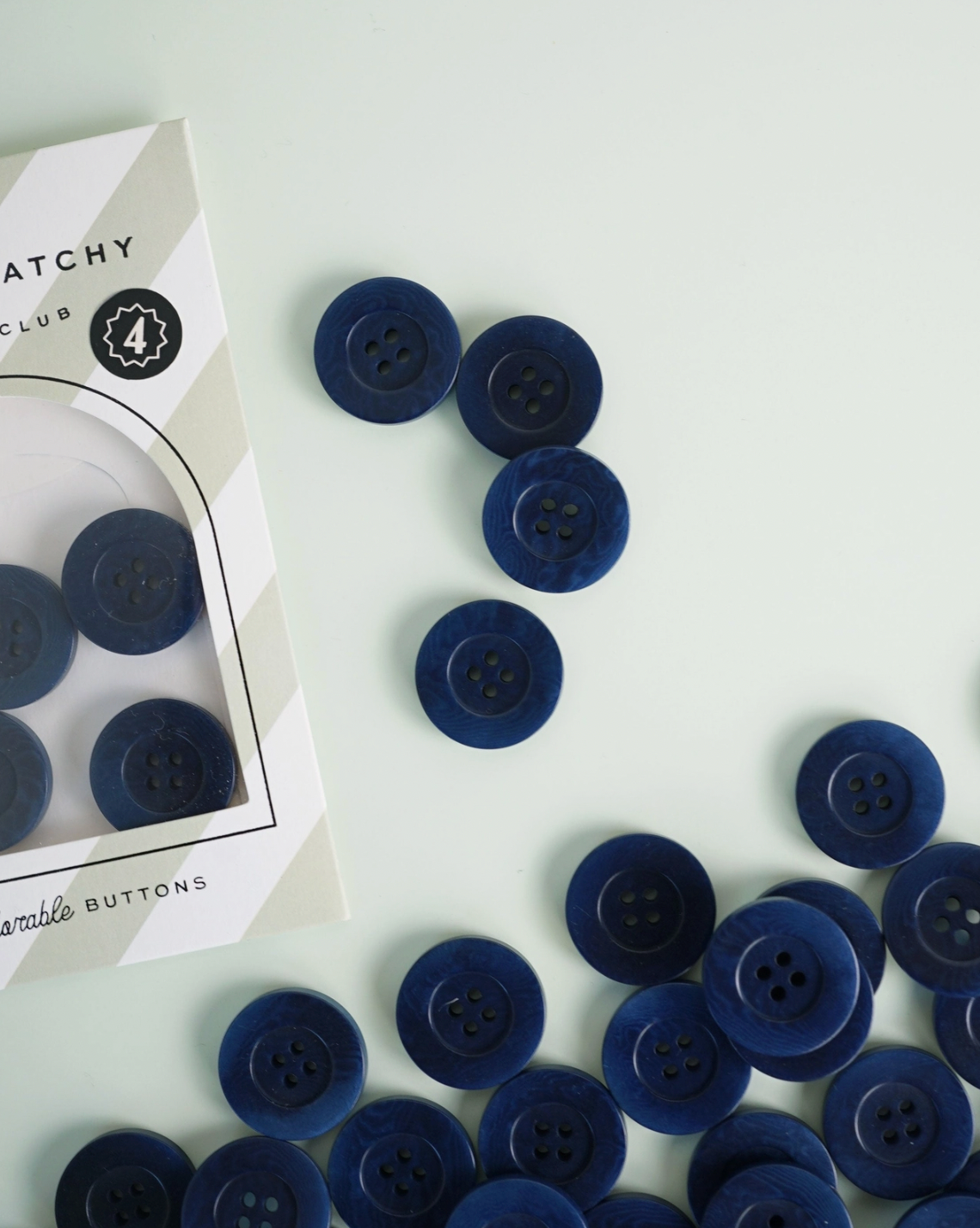 Midnight 1" Corozo Nut Buttons