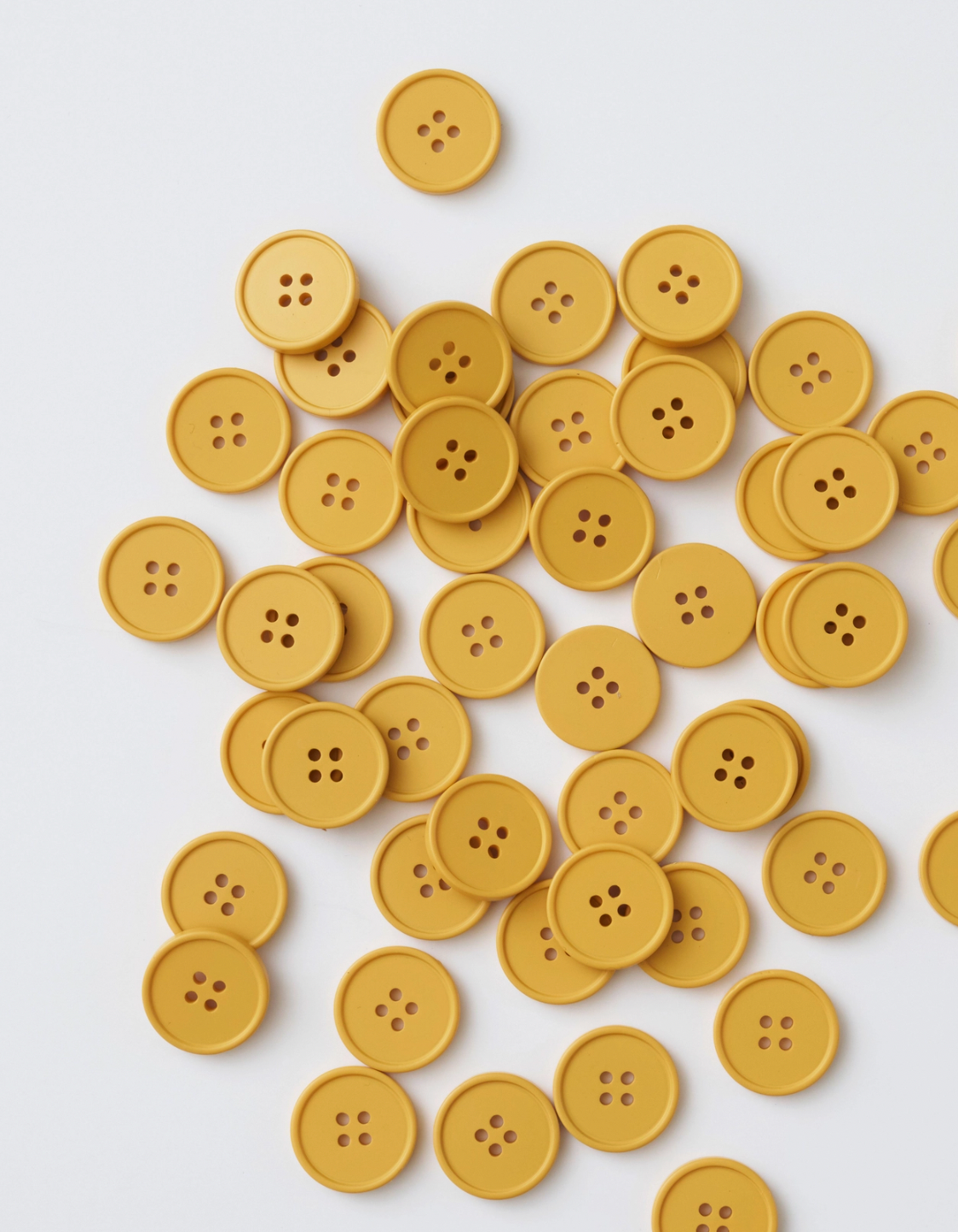 Mustard Retro Buttons