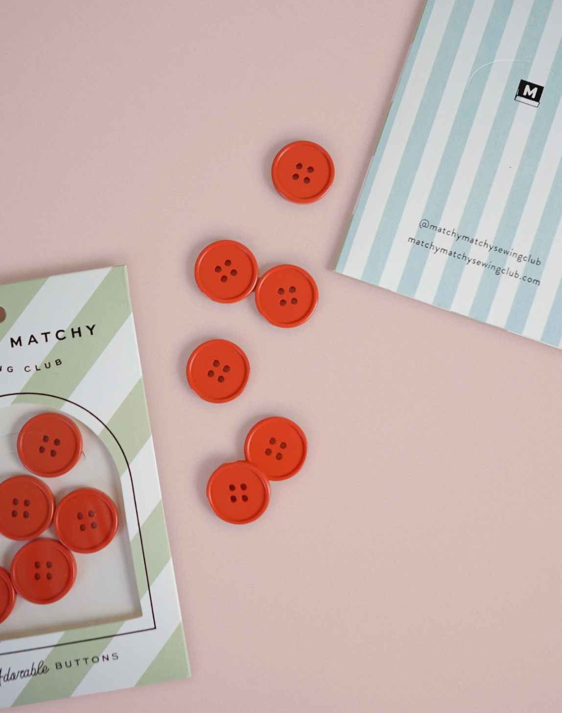 Tomato Retro Buttons