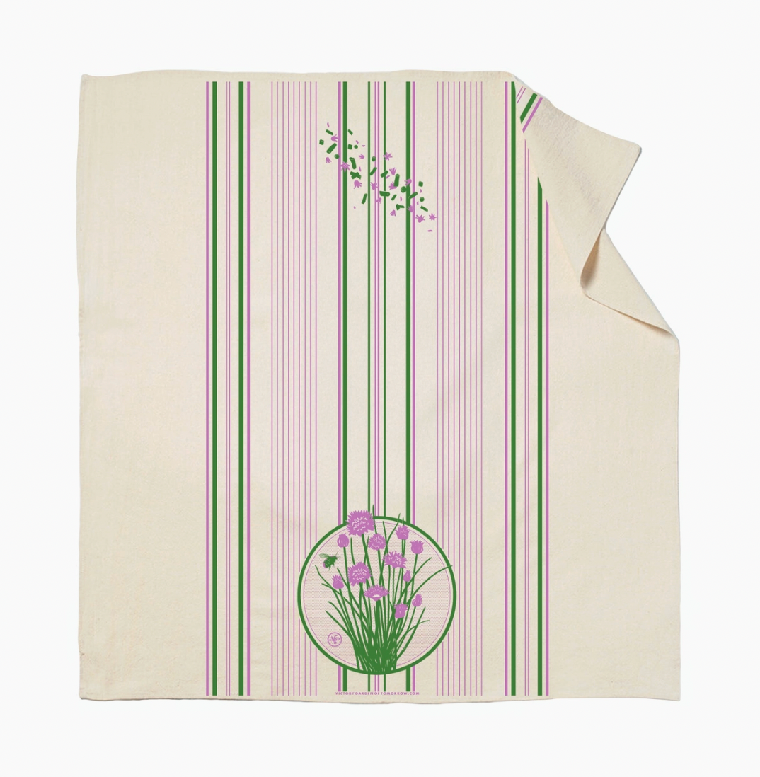 Fresh Chives - Floursack Furoshiki Towel