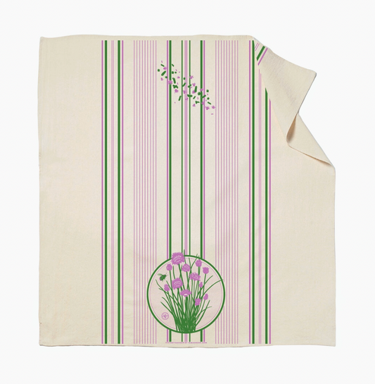 Fresh Chives - Floursack Furoshiki Towel