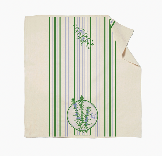 Rosemary Bunch - Floursack Furoshiki Towel