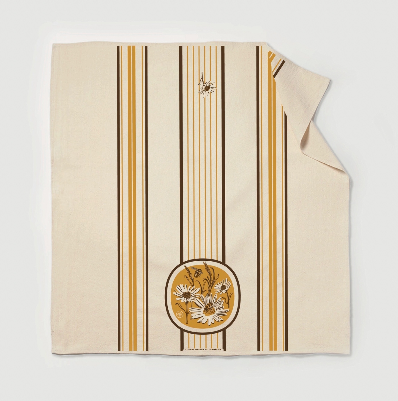 Wild Bee - Floursack Furoshiki Towel