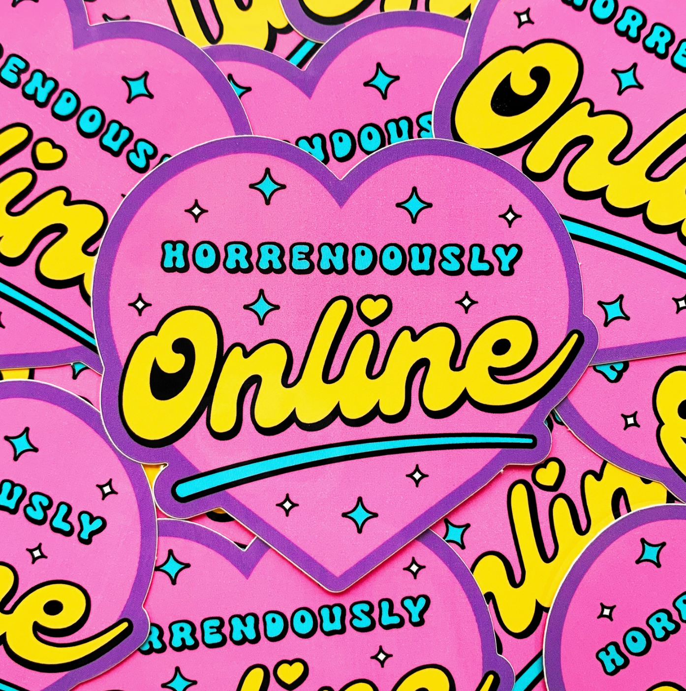 Horrendously Online Vinyl Sticker